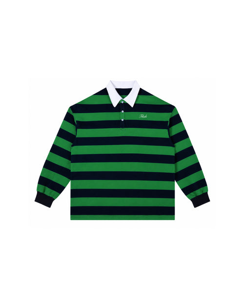 CAFUNÉ Stripe Polo Shirt